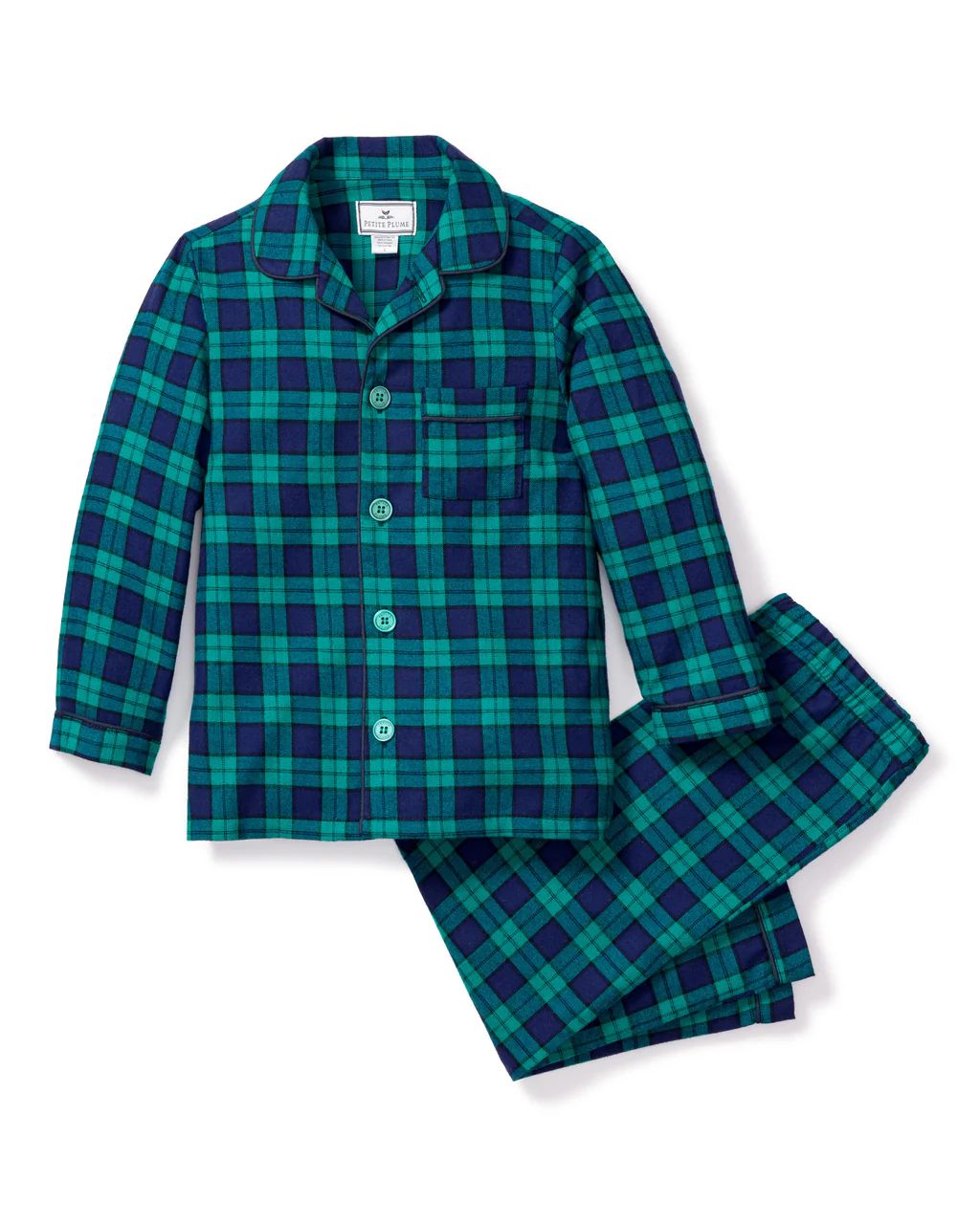 Children's Highland Tartan Pajama Set | Petite Plume