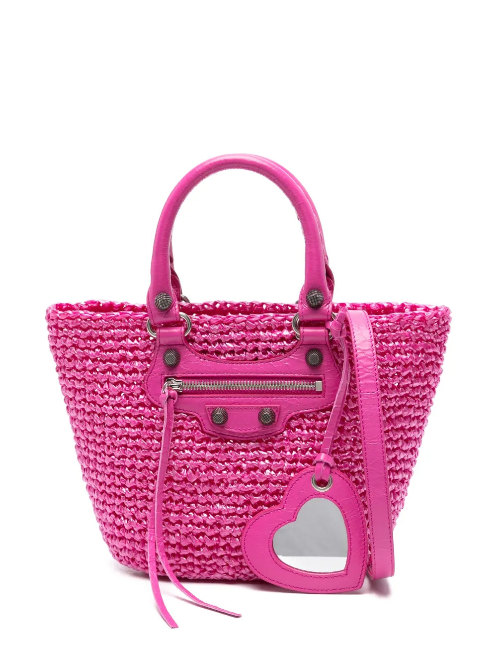 Balenciaga Small Le Cagole Panier Tote Bag | Pink | FARFETCH | Farfetch Global