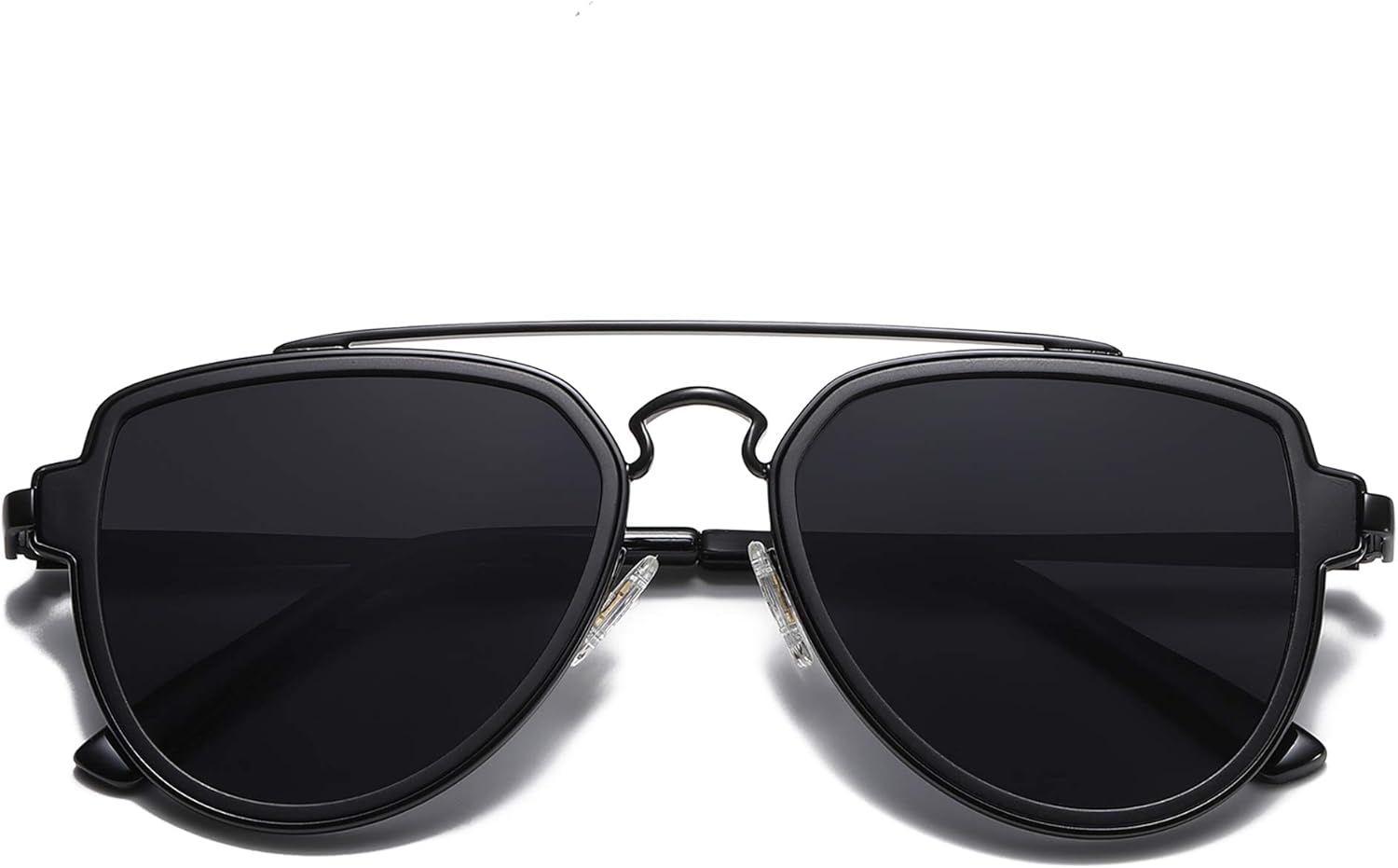 SOJOS Retro Polarized Double Bridge Sunglasses for Men Women Mirrored Lens SJ1051             
  ... | Amazon (US)