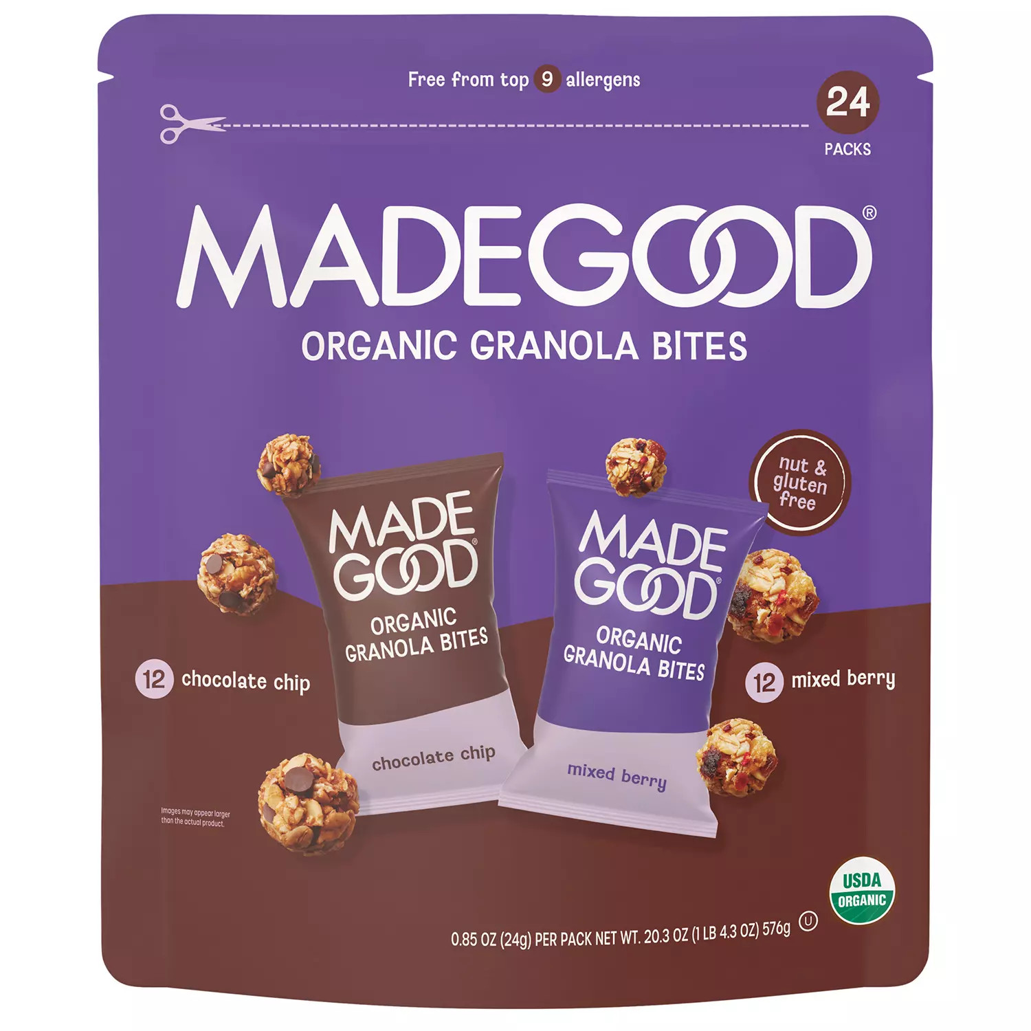 MadeGood Mixed Berry & Chocolate Chip Granola Minis, 24 pk. | Sam's Club