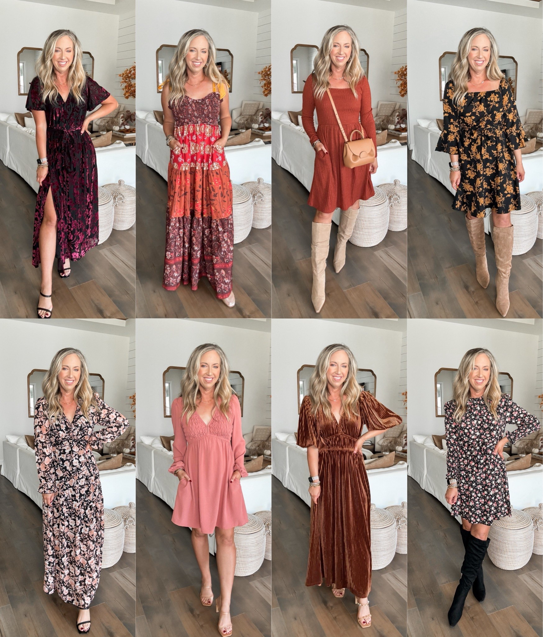 Amazon fashion Amazon finds fall dresses, thanksgiving dress, fall family photo dress wearing a small in all. Amazon dresses 

#LTKFindsUnder50 #LTKSeasonal