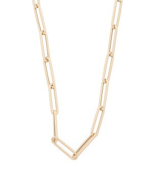 Made In Italy 14k Gold Classic Paperclip Chain Necklace | TJ Maxx