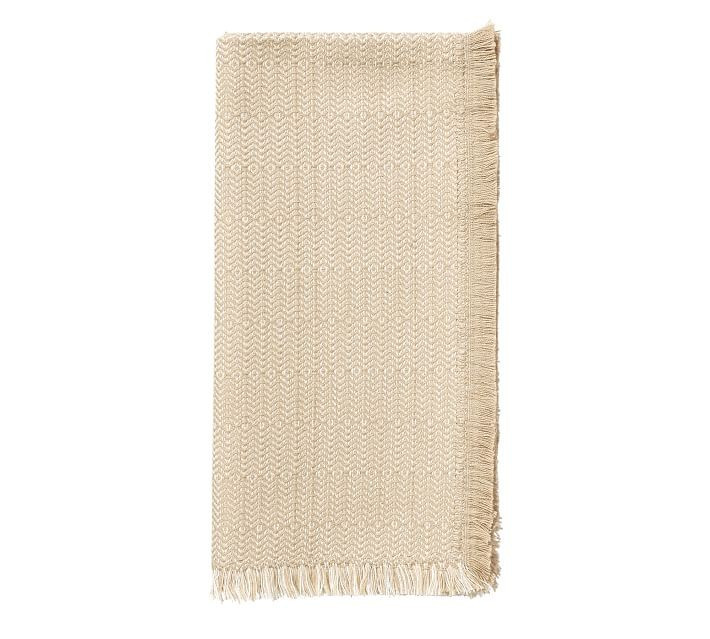 Fairfax Geo Jacquard Cotton Napkins - Set of 4 | Pottery Barn (US)