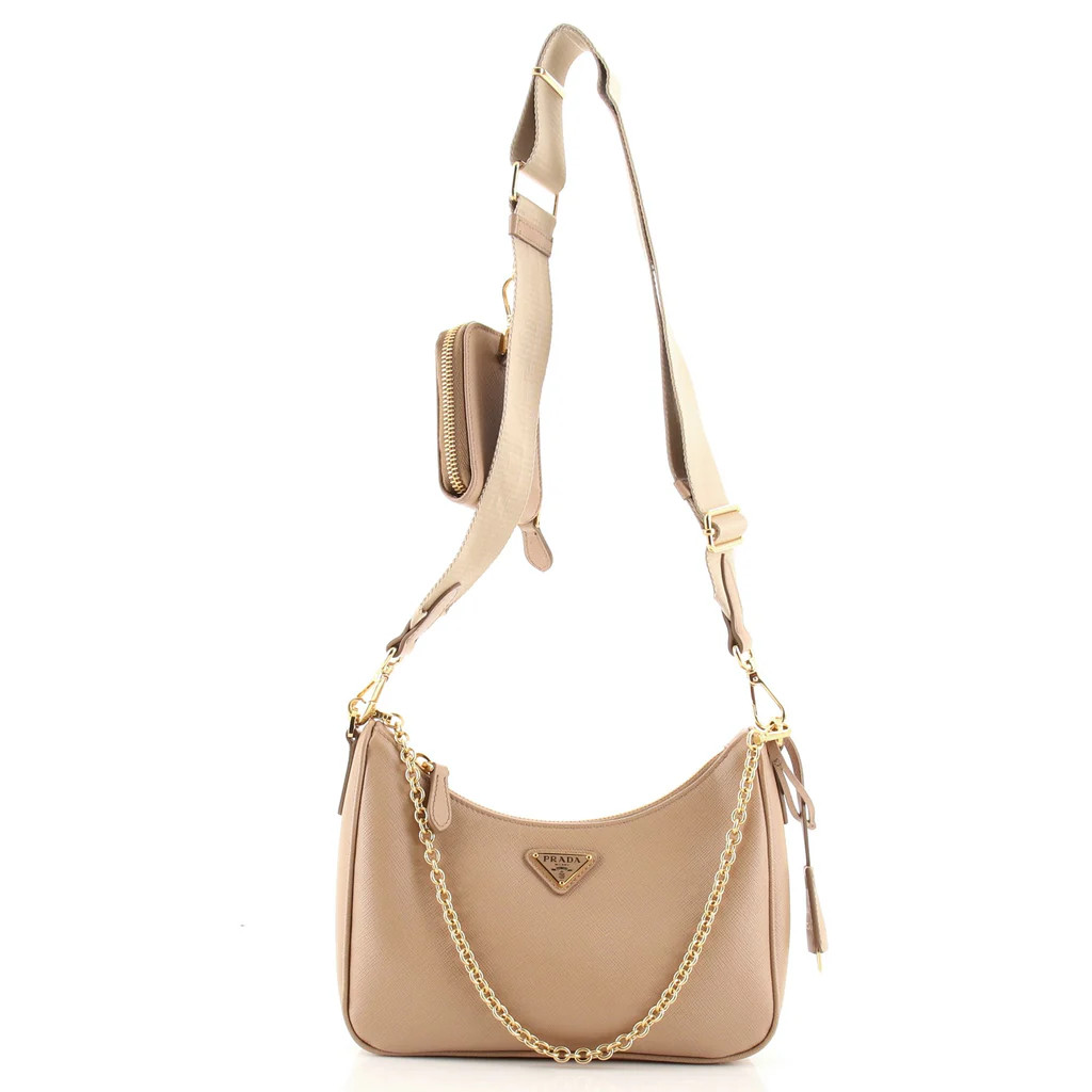 Re-Edition 2005 Shoulder Bag Saffiano Leather Small | Rebag