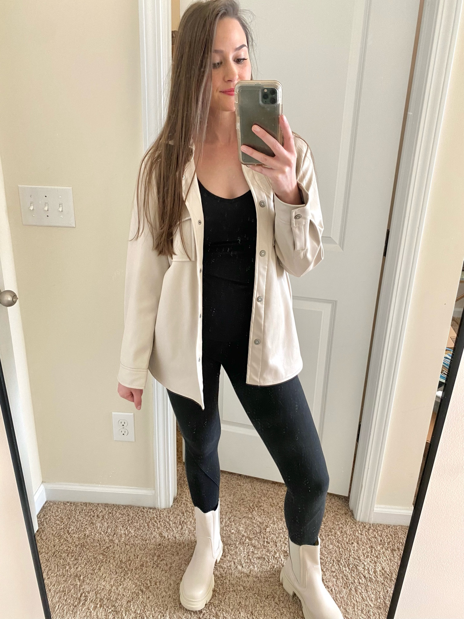 Beige #boots - a great transitional piece for the colder months of #spring 💐.

#beige #amazon #outfit #comfy #casual

#LTKunder50 #LTKunder100 #LTKSeasonal