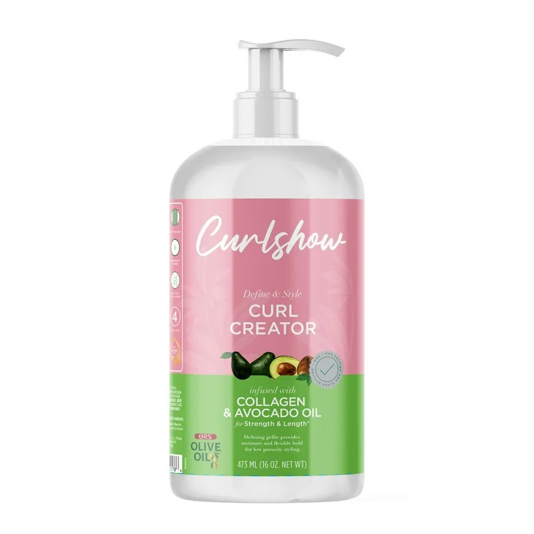 ORS Olive Oil Curlshow Curl Creator for Low Porosity Curly Hair, Defines Curls, Medium Hold, 16 o... | Walmart (US)