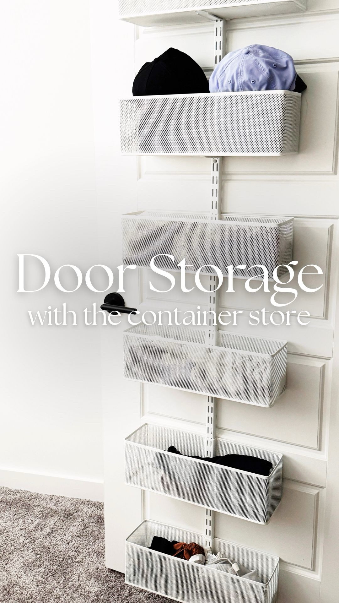 I am a firm believer in working with what you have when it comes to organizing and one of the easiest ways you can do that is using the space on a door for added storage! ✨

These Elfa Door Racks from @thecontainerstore are a go to for bedrooms, offices, baby rooms, dorm rooms anywear there is a door you can add storage with one of these Elfa racks. You’ll be surprised at the difference it can make!💙
Are you ready for a fall closet refresh?🙋🏻‍♀️

✨ Comment LINKS if you want me to share the Elfa Door Racks with you!

#organizingtips #getorganized #organizinghacks #smallspaceorganization #closetorganization #thecontainerstore #thecontainerstoreambassador

#LTKSeasonal #LTKStyleTip #LTKHome