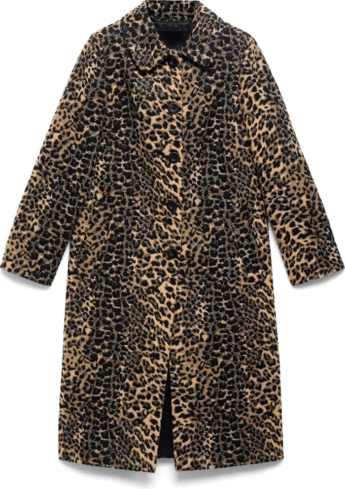 Leopard Metallic Coat | Nordstrom