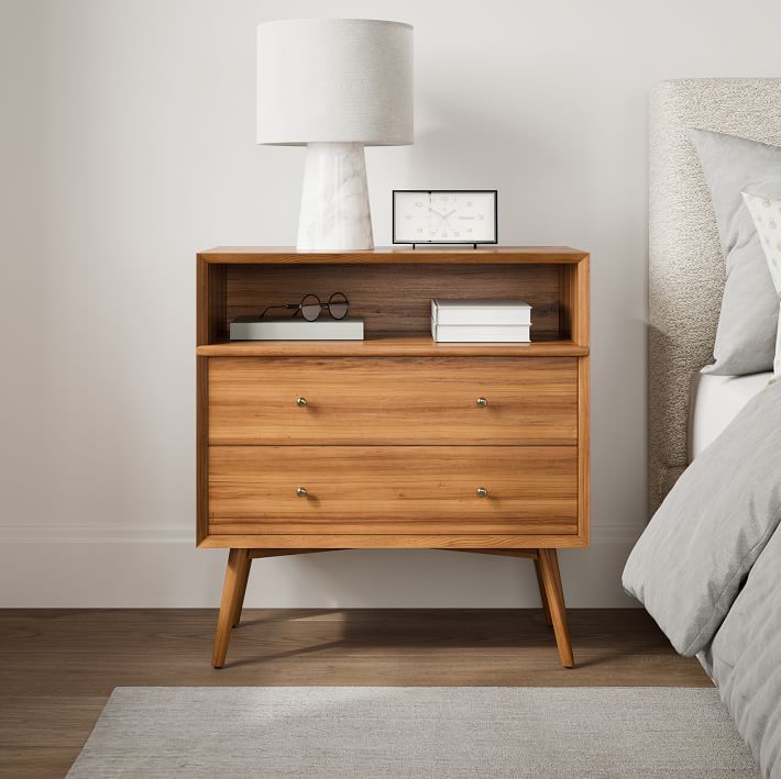 Mid-Century Open Nightstand (28") | West Elm (US)