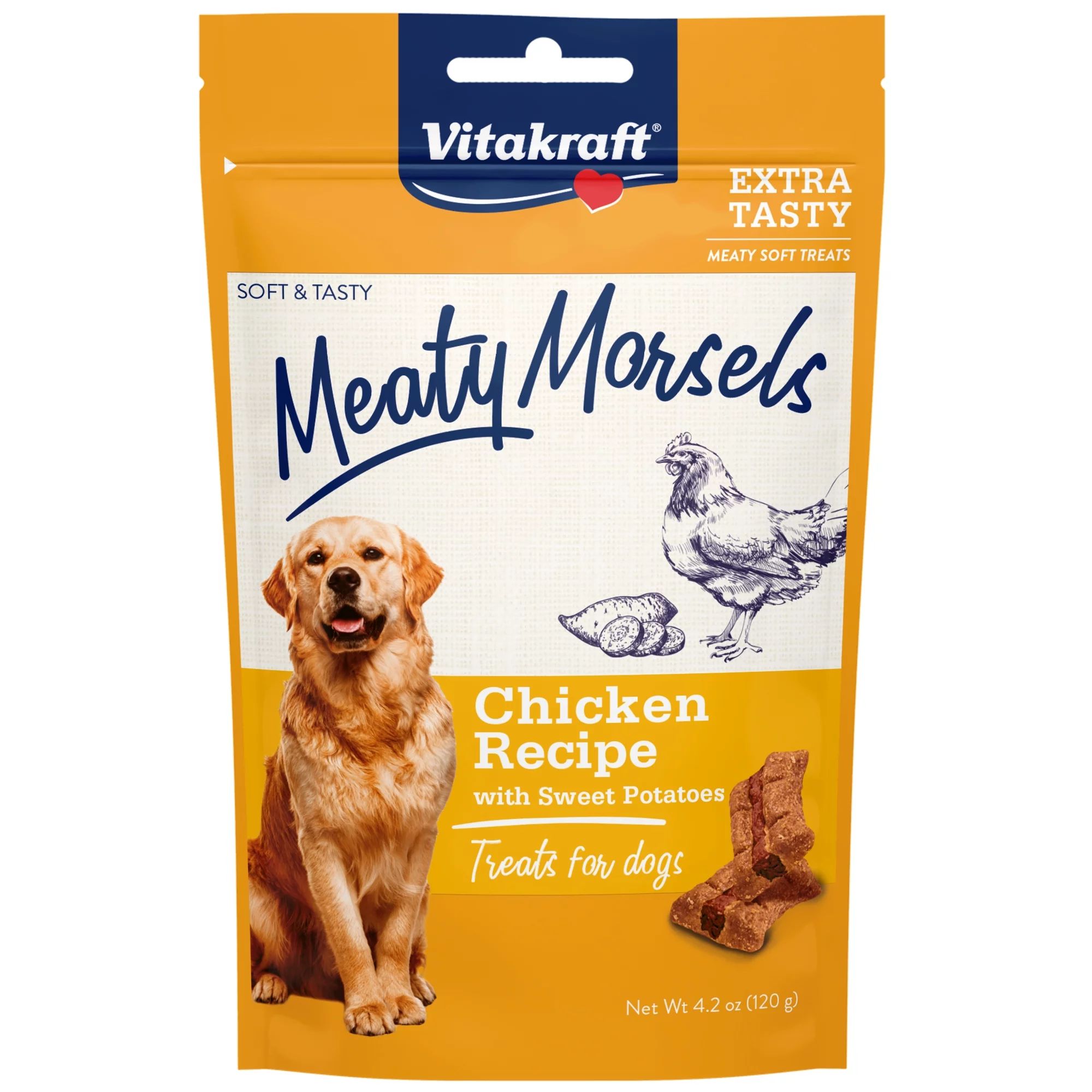 Vitakraft Meaty Morsels Chicken Recipe with Sweet Potato | Walmart (US)