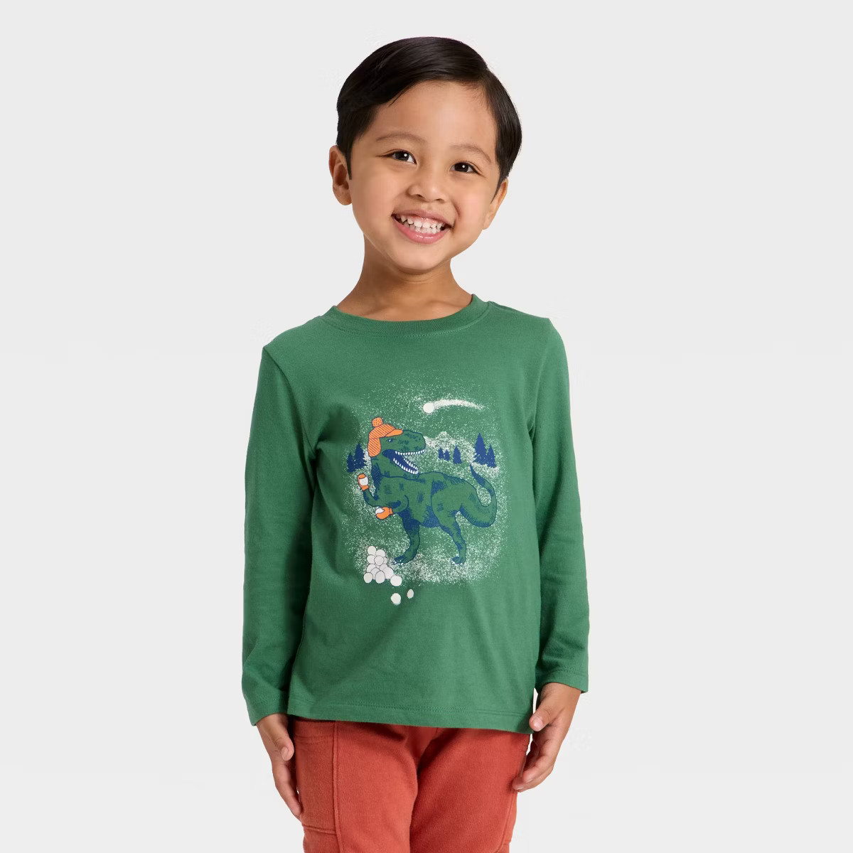 Toddler Boys' Long Sleeve Graphic T-Shirt - Cat & Jack™ | Target