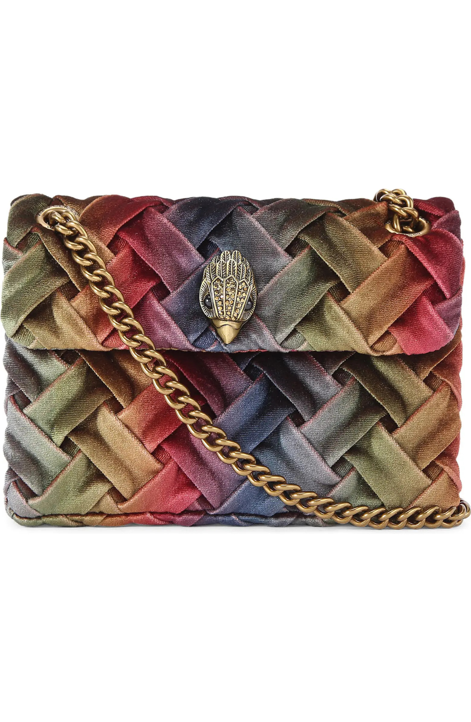 Kurt Geiger London Mini Kensington Convertible Velvet Crossbody Bag | Nordstrom | Nordstrom