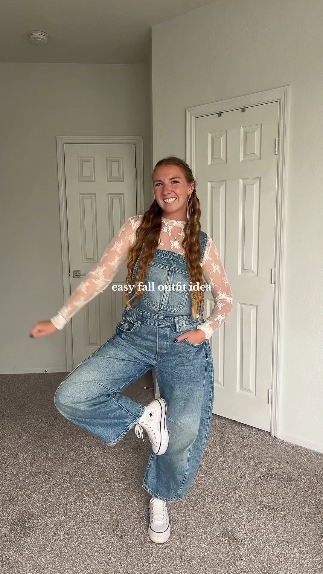 easy fall outfit idea 🤍
shirt size medium (sized up from my normal fp size)
overalls size small (tts)
#falloutfit #fallstyle #ootd #outfitidea 

#LTKSeasonal #LTKFindsUnder100