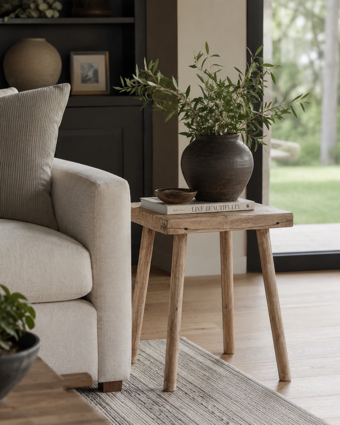 This rustic side table- found the best price here!

#LTKHome #LTKSaleAlert