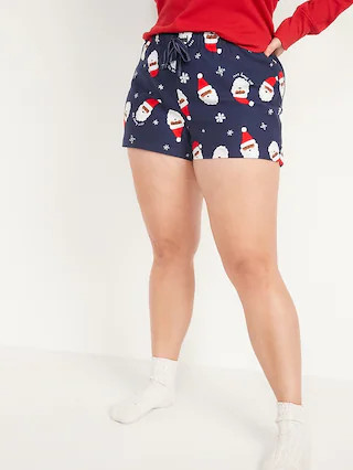 Matching Printed Flannel Pajama Shorts for Women -- 2.5-inch inseam | Old Navy (US)