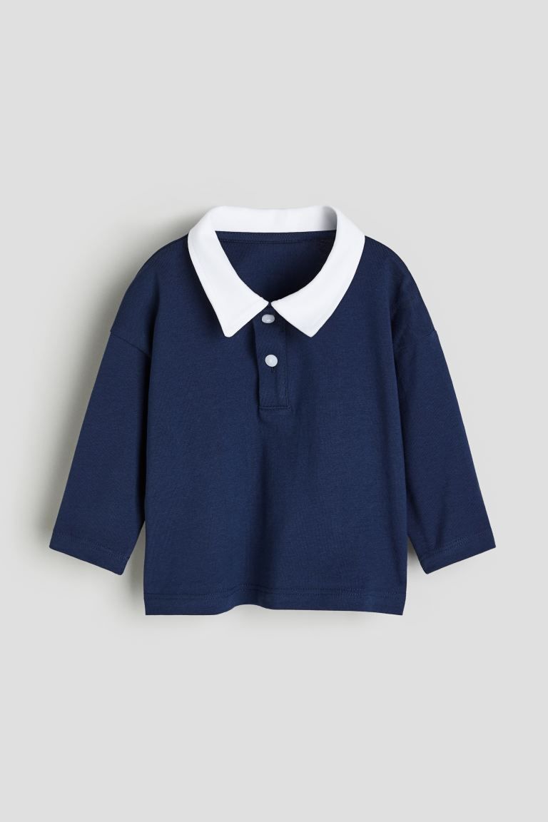 Cotton Jersey Polo Shirt | H&M (US + CA)