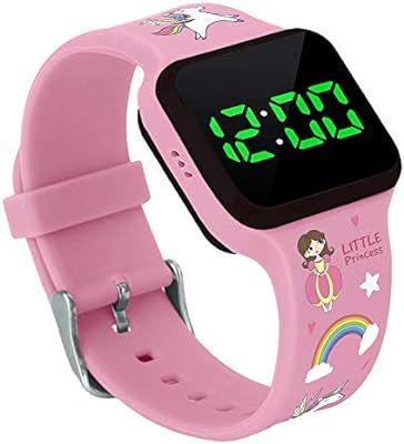 Potty Training Count Down Timer Watch with Lights and Music - Rechargeable, Princess Pink Band En... | Amazon (US)