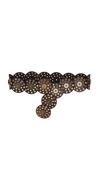 Rhapsody Disc Belt in Dark Brown | Revolve Clothing (Global)