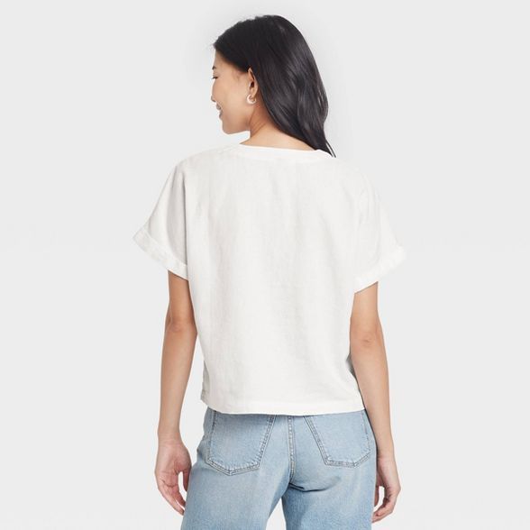 Women's Short Sleeve Blouse - Universal Thread™ | Target