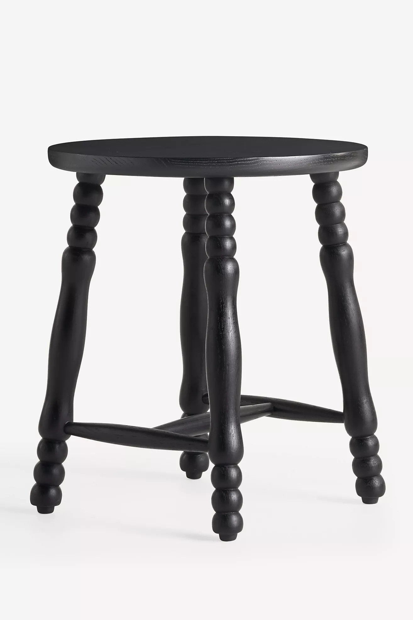 Pierre Turned Wood Stool | Anthropologie (US)
