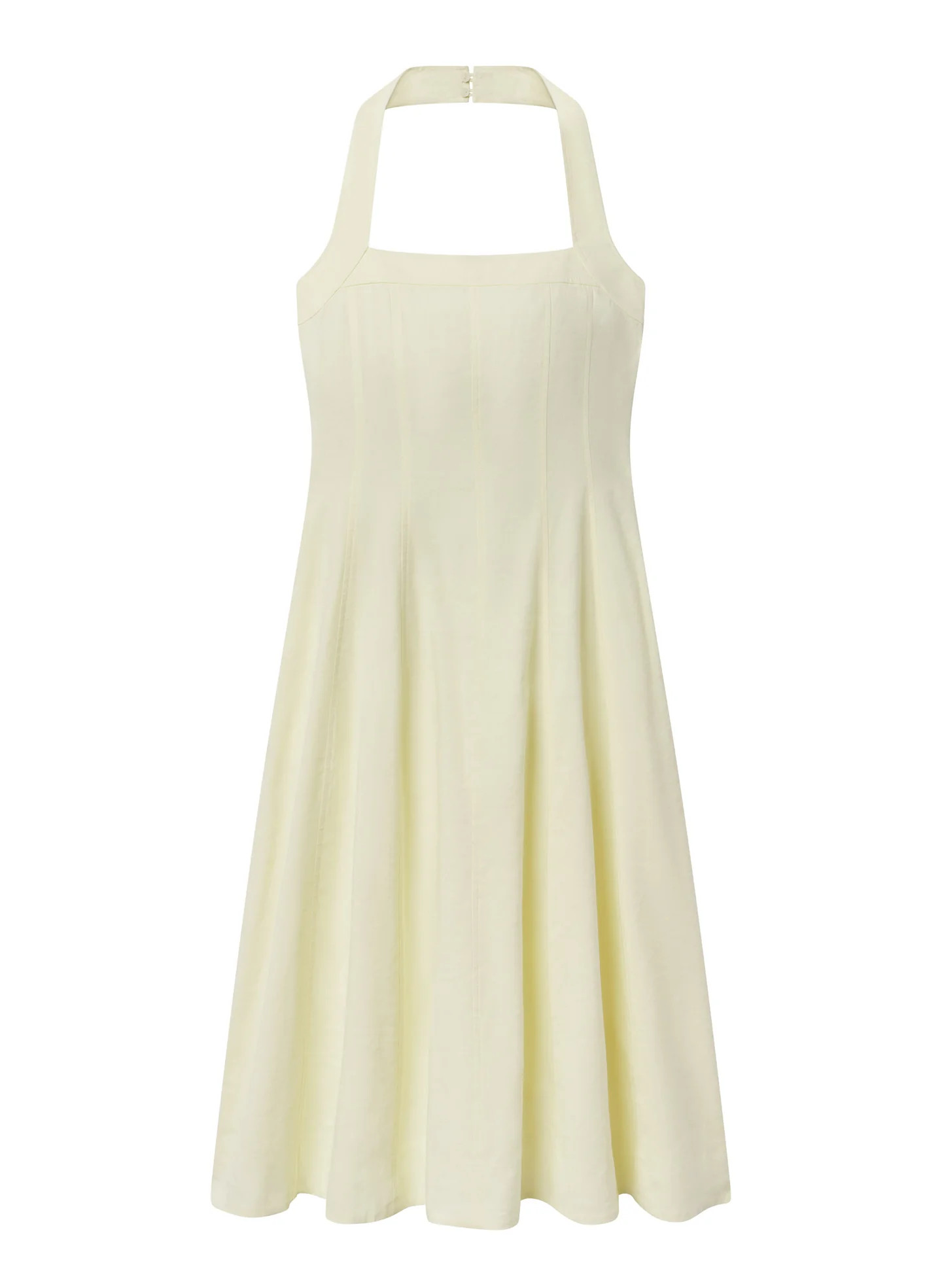 Elinor Linen Midi Halter Dress | A.L.C