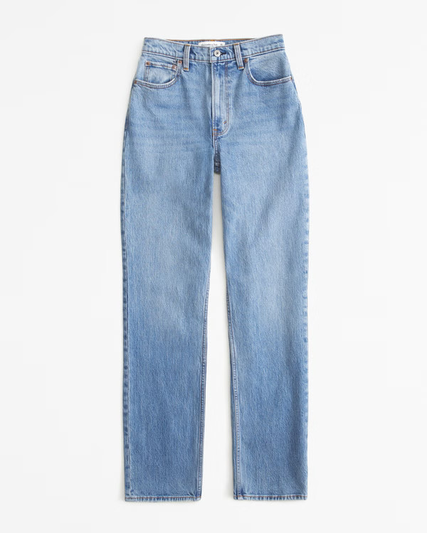 Ultra High Rise 90s Straight Jean | Abercrombie & Fitch (US)