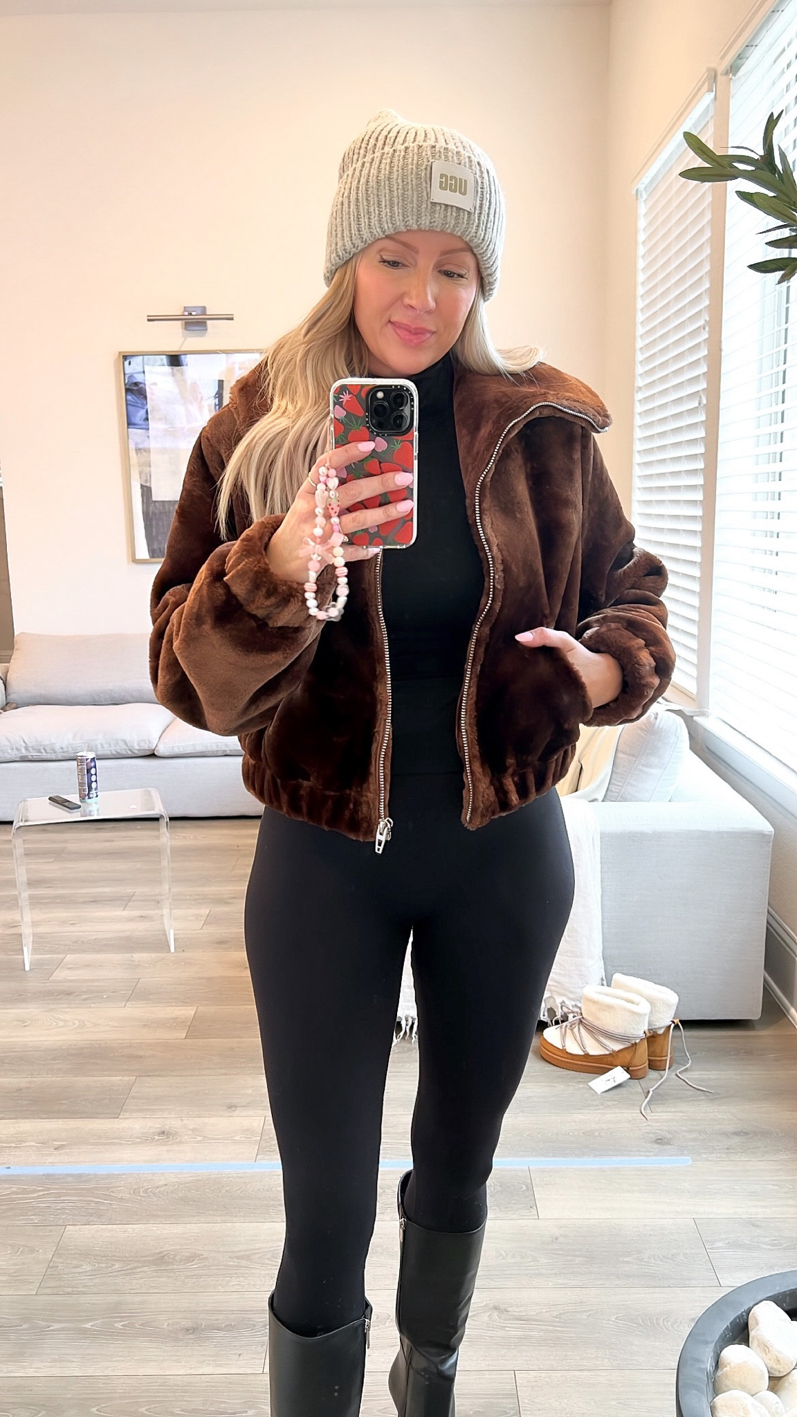 Teddy coat. Cropped coat. Jacket. Faux fur cropped coat. BlankNYC. Amazon find  

#LTKunder100 #LTKsalealert #LTKSale