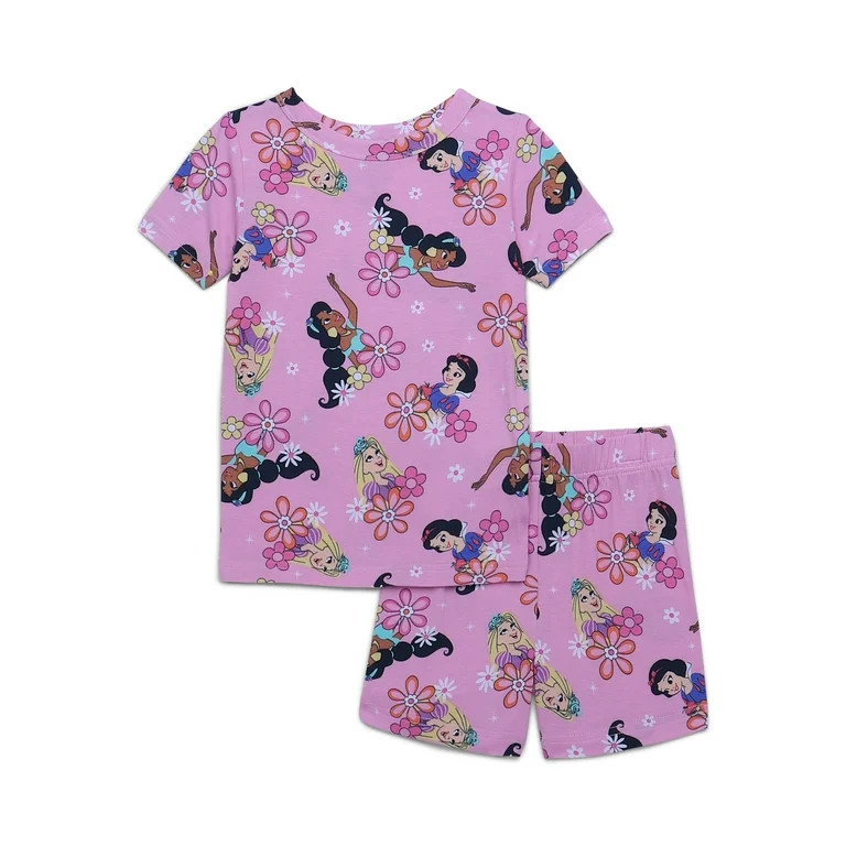 Character Toddler Tee and Shorts Viscose Pajama Set, 2-Piece, Sizes 12M-5T | Walmart (US)