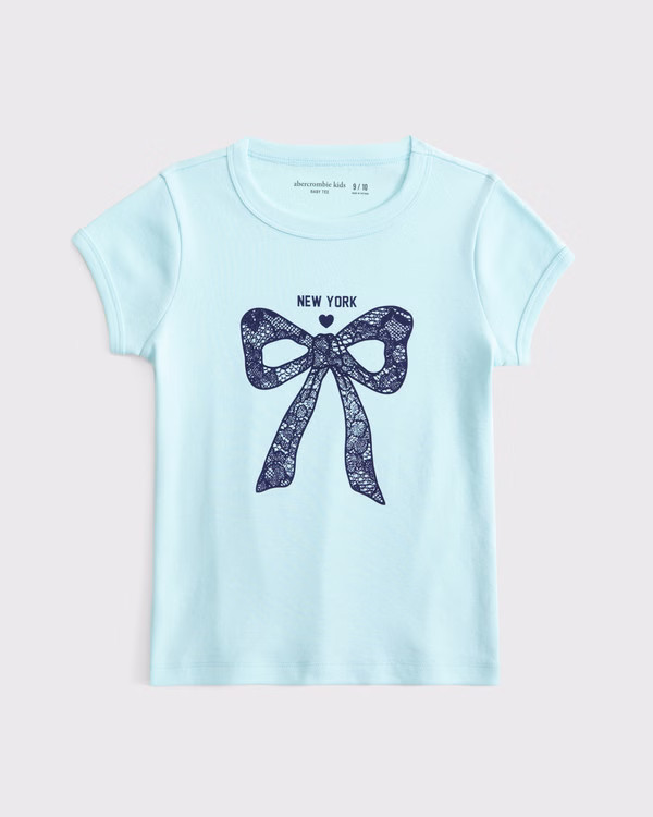 graphic baby tee | Abercrombie & Fitch (US)