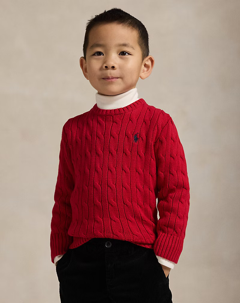 Baumwollpullover mit Zopfmuster | Ralph Lauren (DE & AT)