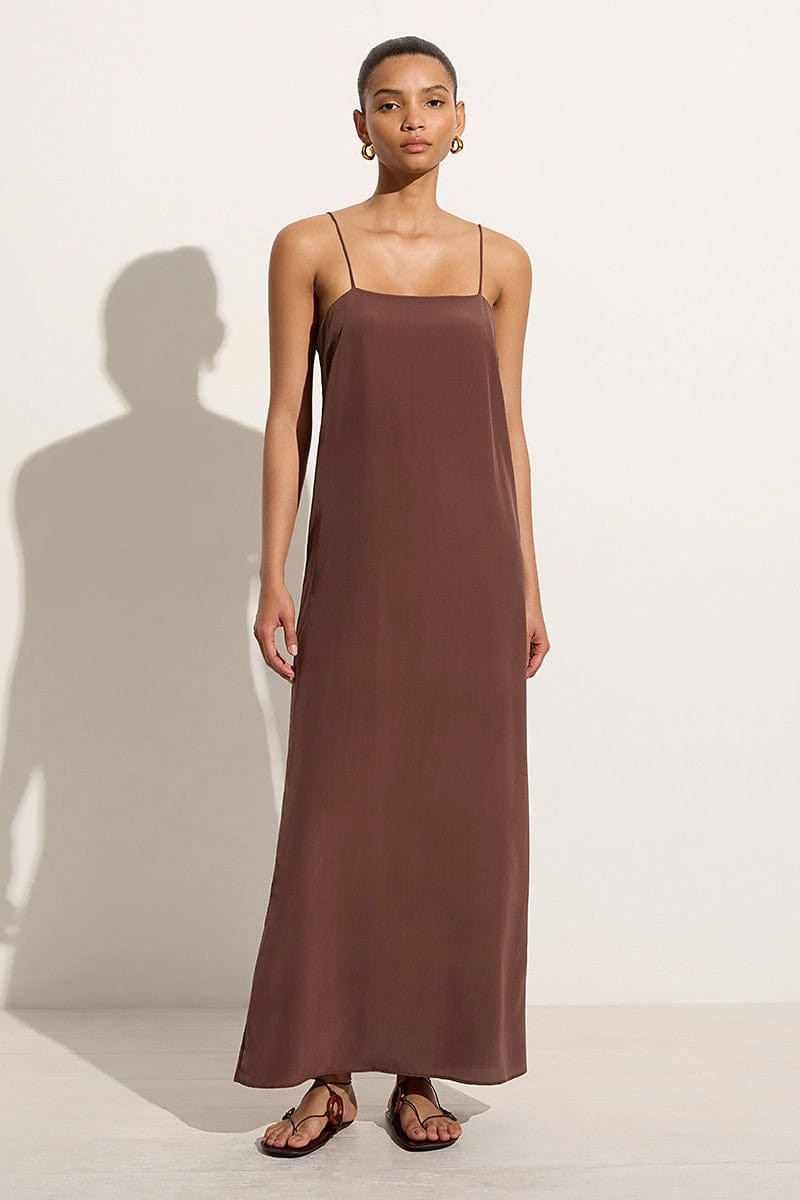 Muni Maxi Dress Tobacco | Faithfull (AU)