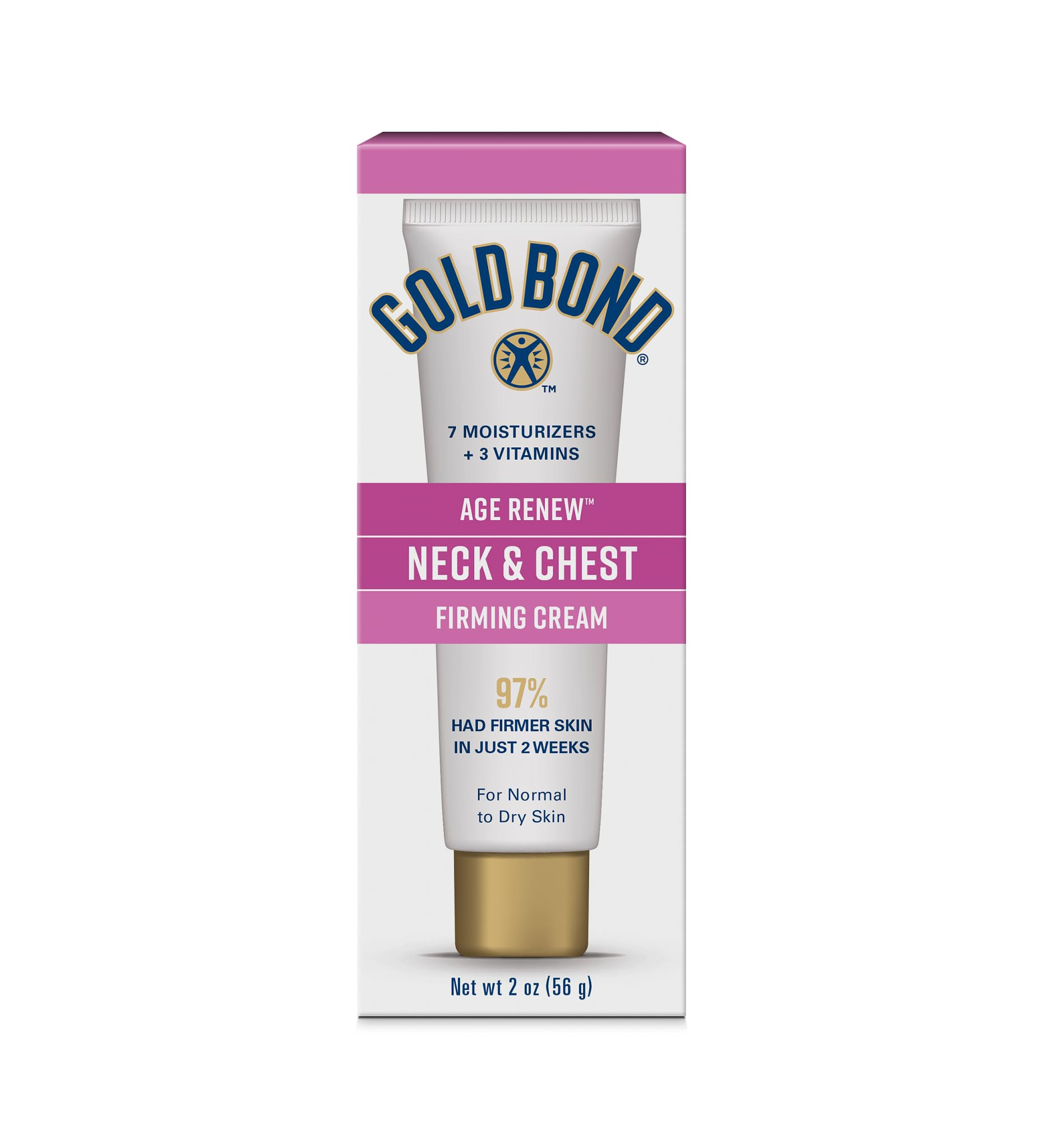 Gold Bond Age Renew Neck & Chest Firming Age Renew Cream, 2 oz., Clinically Tested Skin Firming C... | Amazon (US)