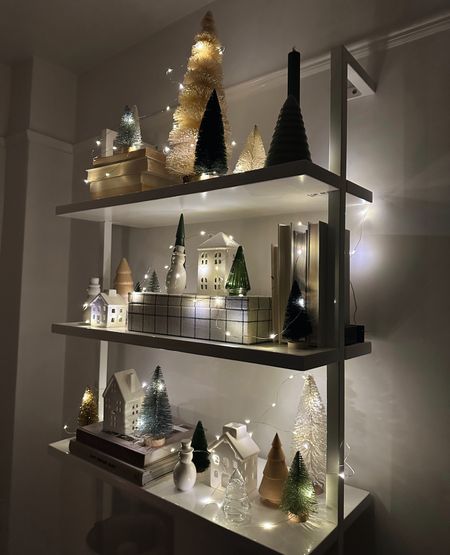 easy shelf styling idea for Christmas 

#LTKSeasonal #LTKHoliday #LTKhome