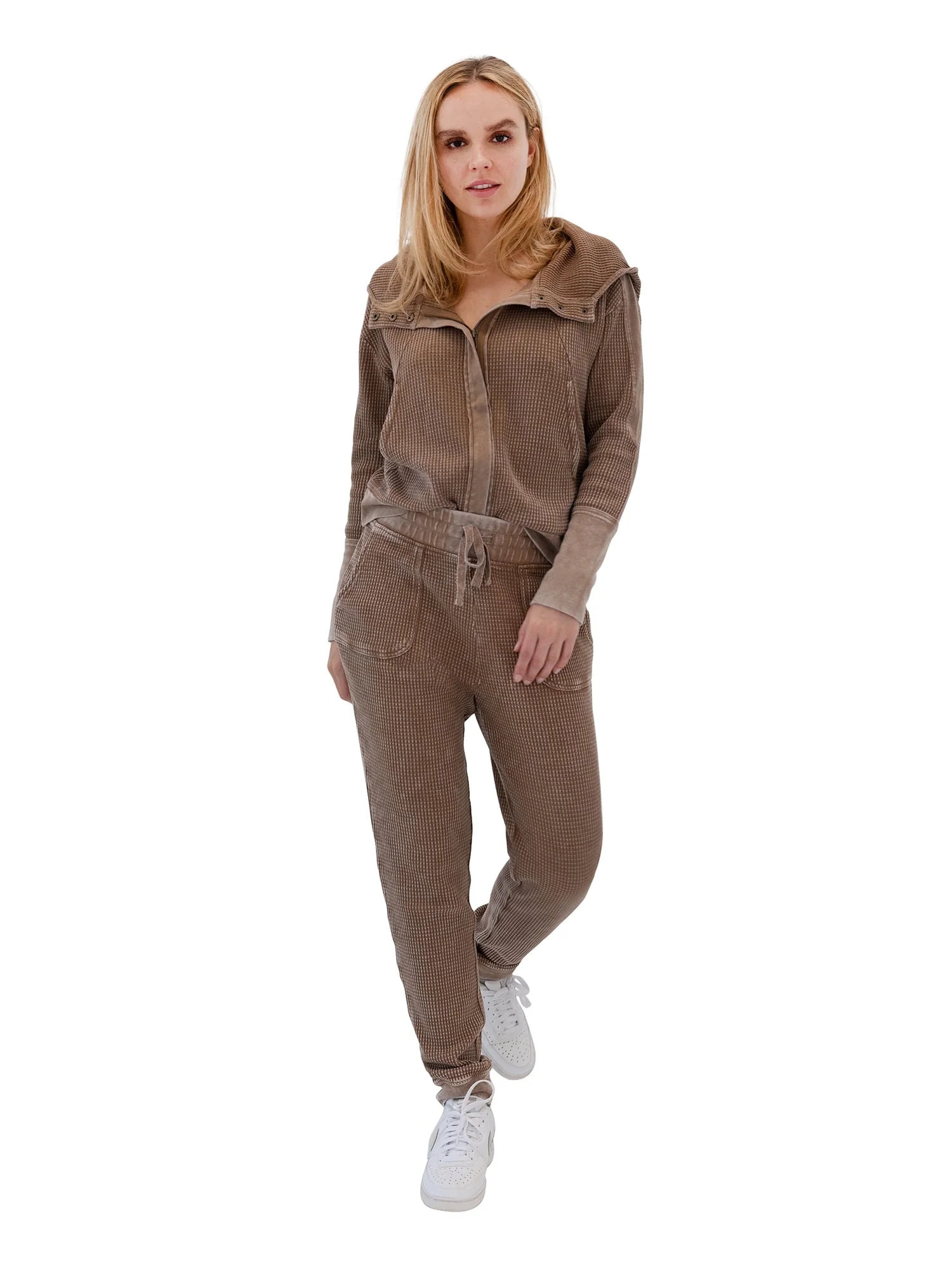 Hard Tail Women's Thermal Hoodie & Pant Set, Sizes S-3X | Walmart (US)
