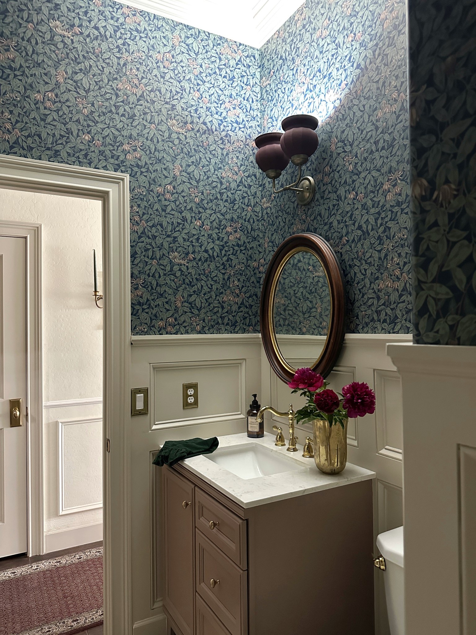 Flowers are blooming in the powder bathroom! 

#LTKSeasonal #LTKHome