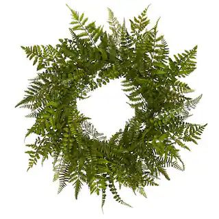 Online Only24” Mixed Fern WreathItem # D252227S(2)4 Out Of 52 Ratings5 Star04 Star23 Star02 St... | Michaels Stores