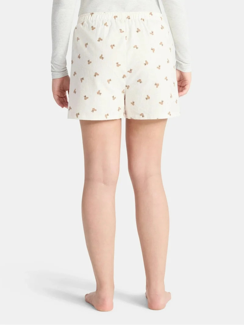 No Boundaries Sleepwear Cotton Boxer Shorts, 3'' Inseam, Women’s | Walmart (US)