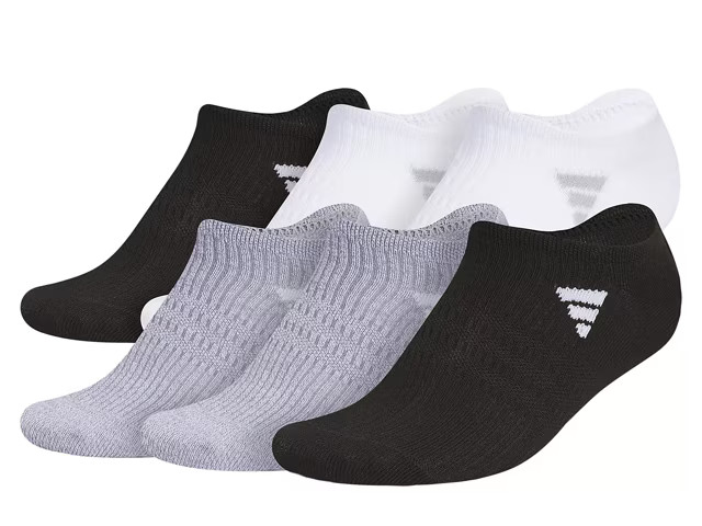adidas Superlite 3.0 Women's No Show Socks - 6 Pack | DSW