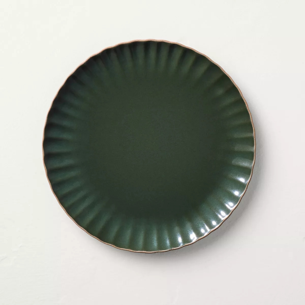 8.5" Scallop Stoneware Salad Plate Green - Hearth & Hand™ with Magnolia | Target