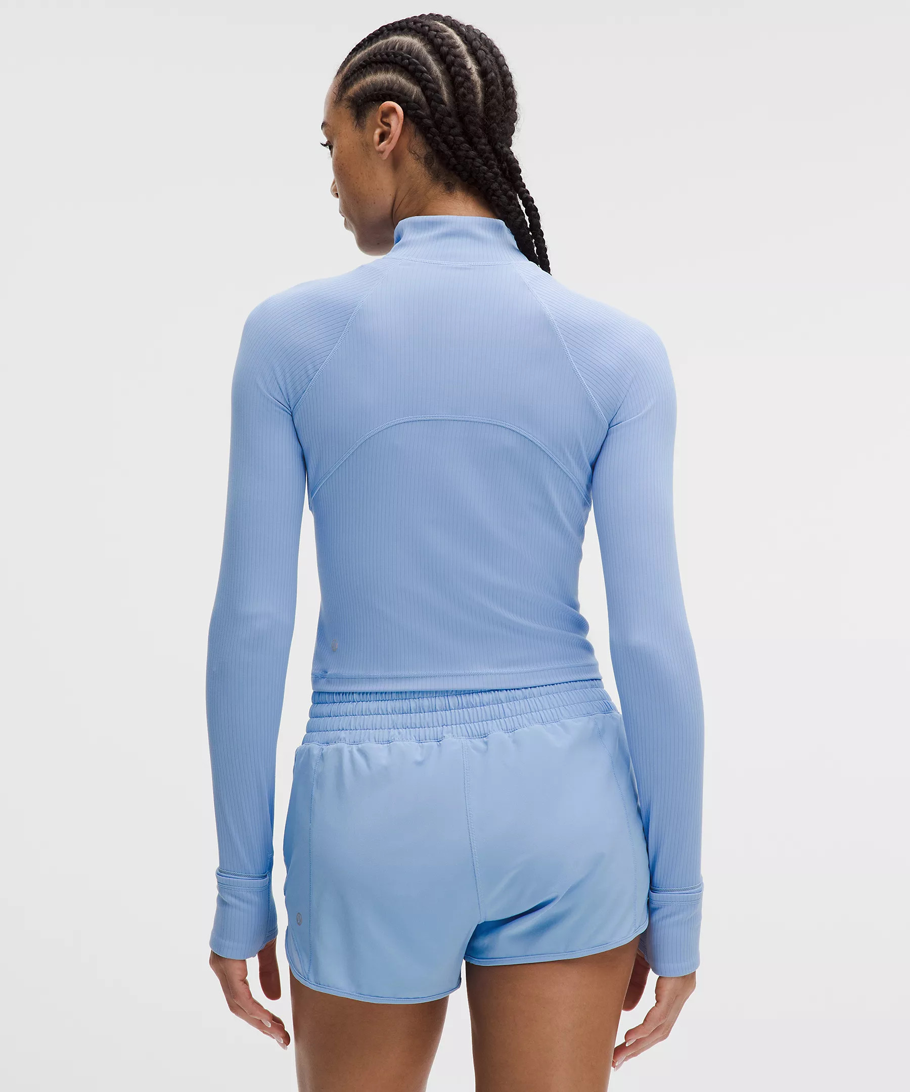 It's Rulu Ribbed Cropped Half Zip | Lululemon (US)