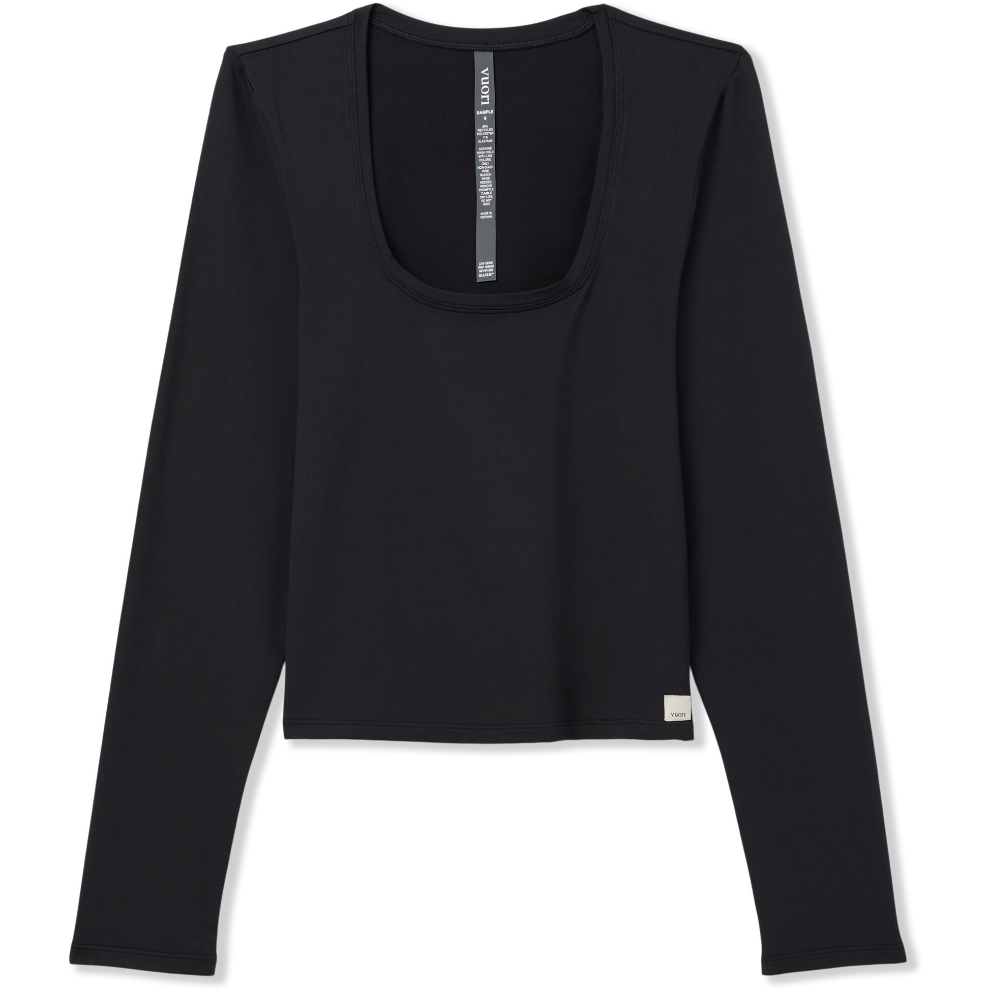 Vuori Women's Long-Sleeve Halo Essential Scoop Shirt Black S | REI