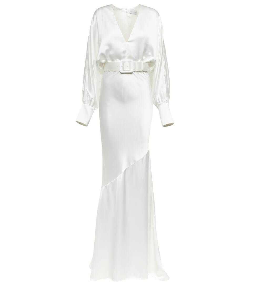Bridal Florent belted satin gown | Mytheresa (US/CA)