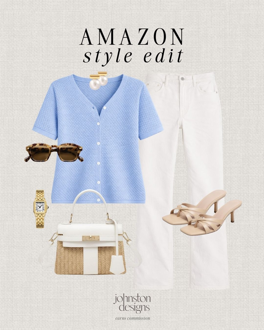 A classic Amazon style edit featuring a soft blue knit cardigan paired with crisp white denim and neutral accessories. An easy polished outfit for everyday wear, brunch, or spring outings.

Amazon style edit, amazon fashion finds, amazon outfit ideas, amazon spring outfit, blue cardigan outfit, white jeans outfit, amazon womens fashion, casual chic outfit, affordable amazon fashion, everyday spring outfit, amazon clothing finds, classic casual style, amazon wardrobe staples, spring outfit inspiration, amazon fashion haul. 

 #LTKootd