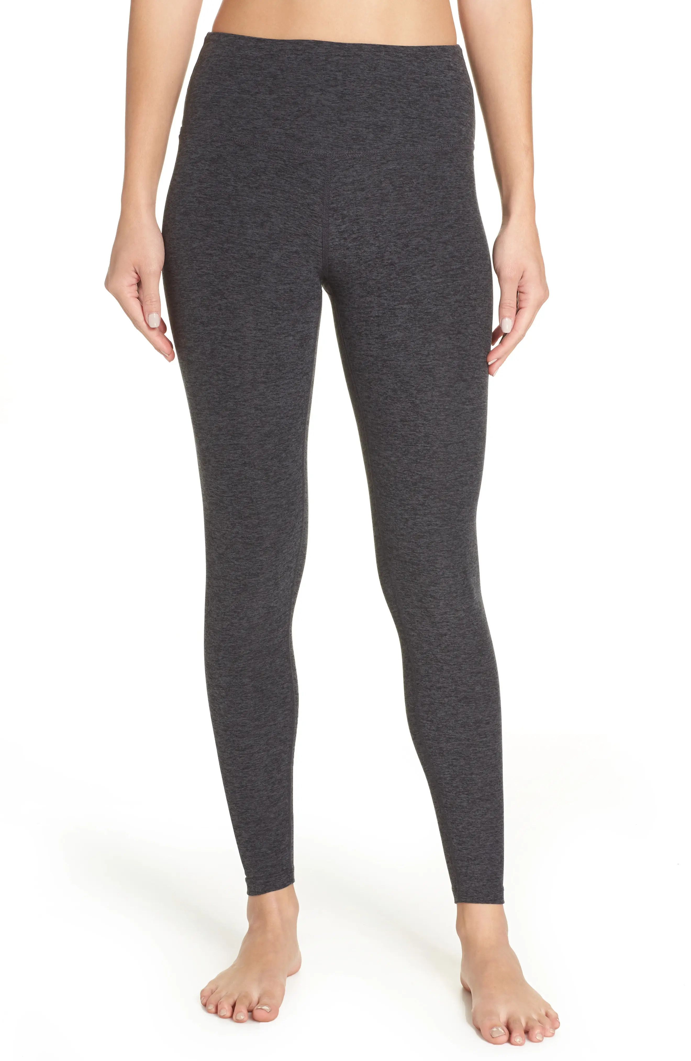 Beyond Yoga Across the Strap High Waist Leggings | Nordstrom