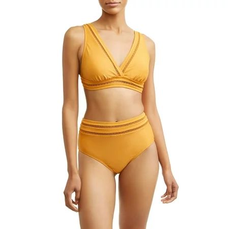 Women's Ladder Trim Bikini Swimsuit Top | Walmart (US)