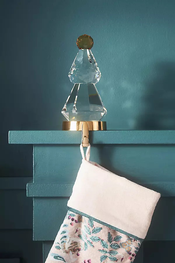 Classic Metal Stocking Holder Plate | Anthropologie (US)