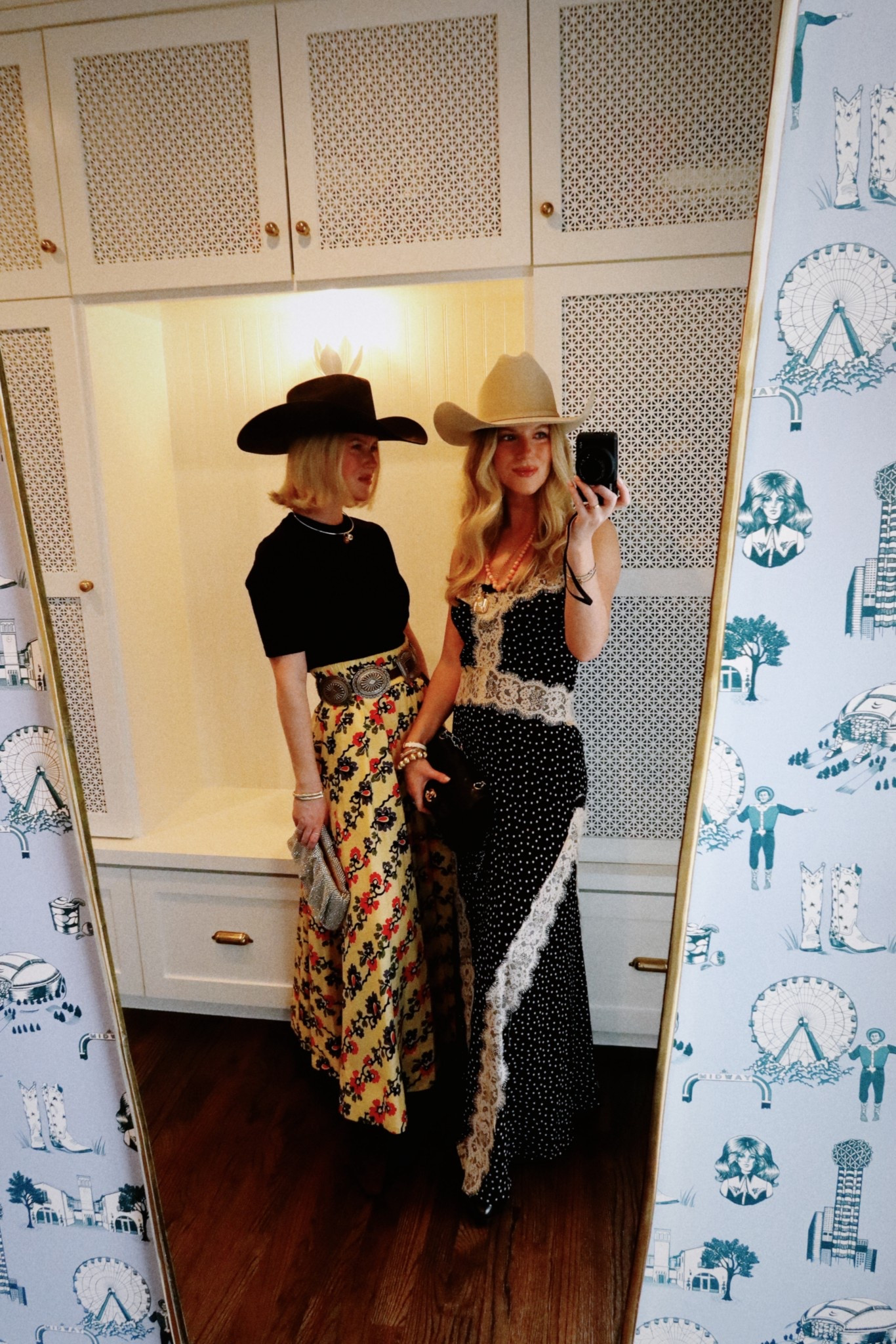 Western wear is as easy as a hat, conch belt, and boots //