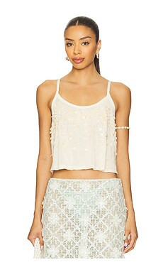 Free People x REVOLVE Shell Yeah Tank in Ivory from Revolve.com | Revolve Clothing (Global)