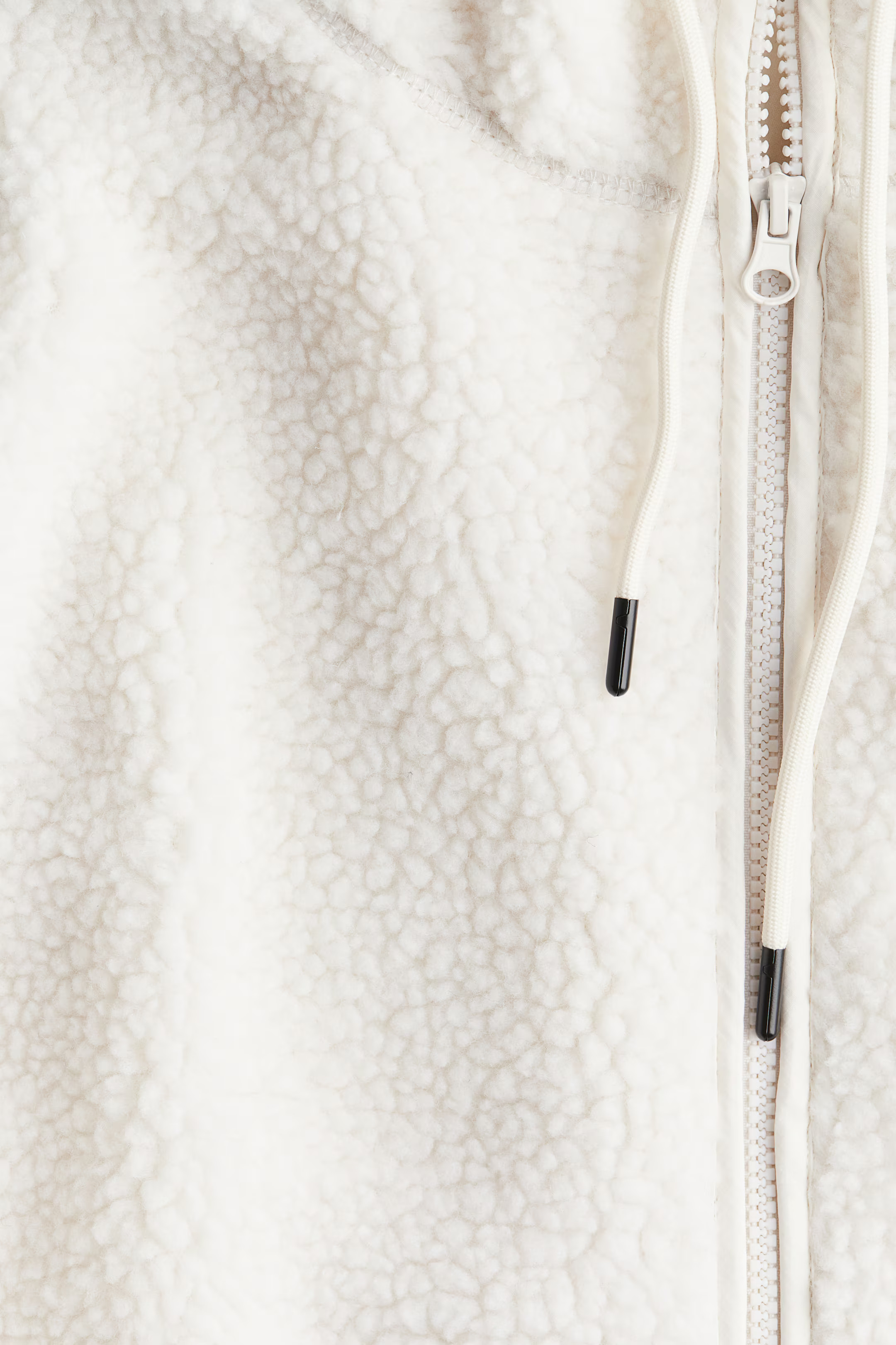 Hooded teddy jacket | H&M (UK, MY, IN, SG, PH, TW, HK)