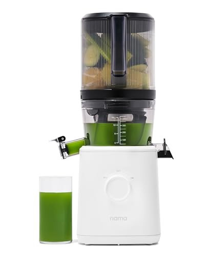 Nama J2 Cold Press Juicer – Self Feeding for Hands-Free Operation with Wide Mouth Hopper for Whole Recipe Loading, Zero Waste Masticating Juicer For More Juice, Less Pulp – Easy Cleanup & Assembly | Amazon (US)